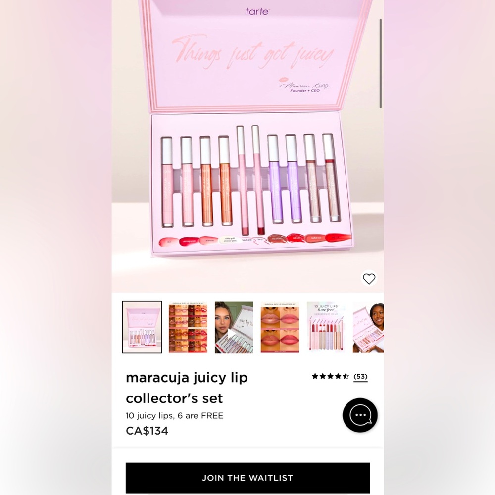 Tarte Maracuja Juicy Lips Collector’s Set